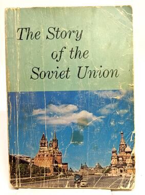 Vintage 1969 Story of the Soviet Union Russia USSR CCCP - School textbook